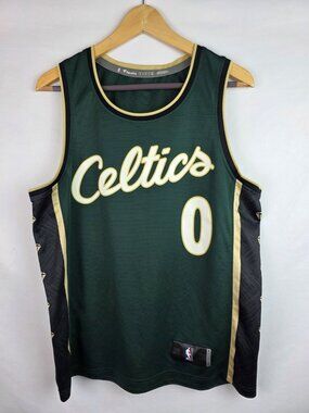 Boston Celtics Basketball Jersey Fanatics Men's Small Jayson Tatum #0 NBA Tank